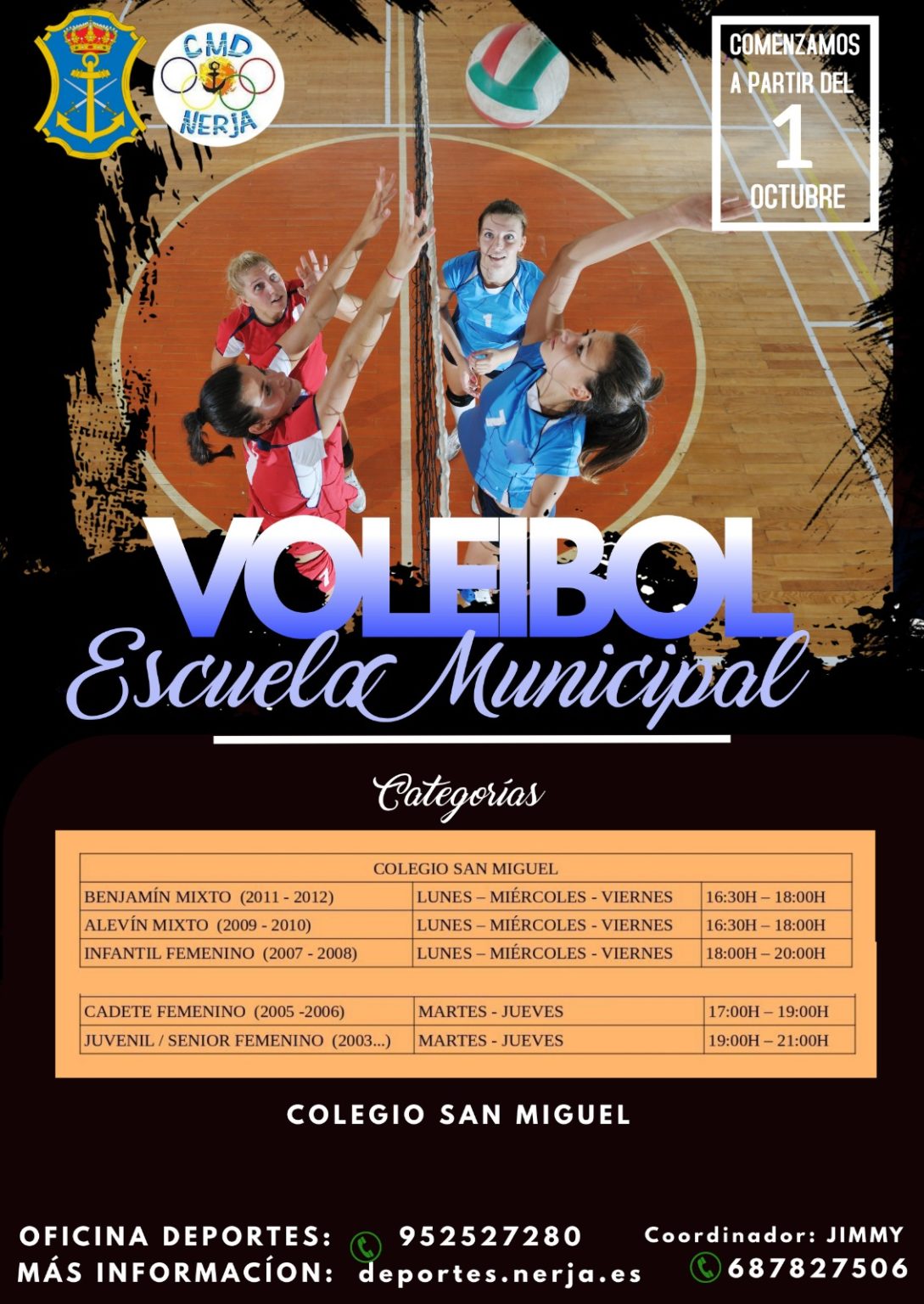 Escuela de Voleibol Consejo Municipal de Deportes Nerja