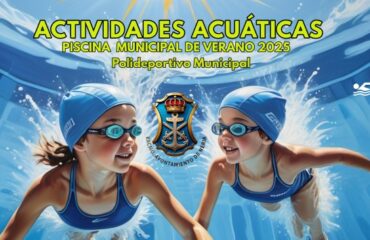 HORARIO PISCINA VERANO 2025 - ACTIVIDADES ACUÁTICAS Y NADO LIBRE